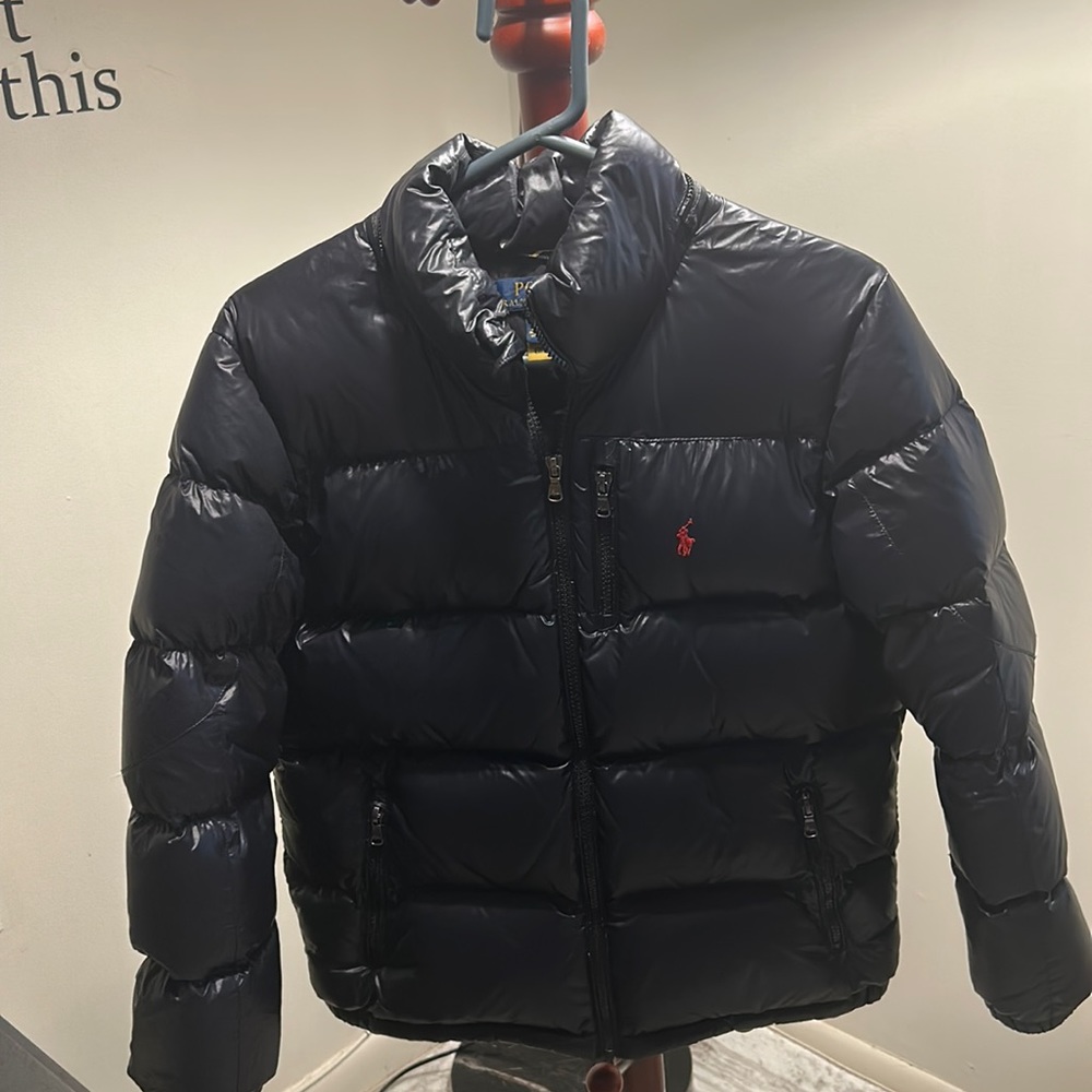 Youth size Polo puffer jacket. Good for the fall/winter season. Great condition